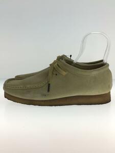 Clarks◆WALLABEE/ワラビー/シューズ/ローカット/28cm/ベージュ/スウェード/クレープ/61299439