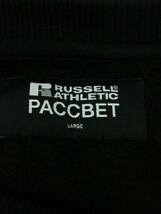 PACCBET◆PACCBET×RUSSELL ATHLETIC/スウェット/L/コットン/BLK_画像3