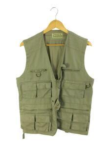 US.ARMY◆old euro cotton design vest/-/コットン/KHK/COMPAGNIA DEI NARI