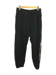 WACKO MARIA◆MIDDLE WEIGHT SWEAT PANTS/S/コットン/BLK/23SS-WMC-SP02