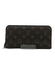 LOUIS VUITTON◆ポルト・フォイユ・アンソリット_モノグラム_BRW/PVC/BRW/レディース