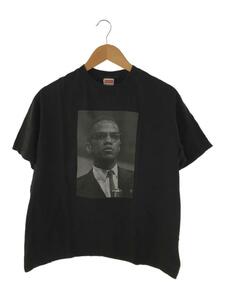 Supreme◆22SS/Roy DeCarava Malcolm X Tee/やや使用感有/Tシャツ/M/コットン/BLK