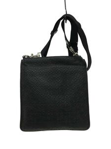 LOEWE◆ショルダーバッグ/レザー/BLK