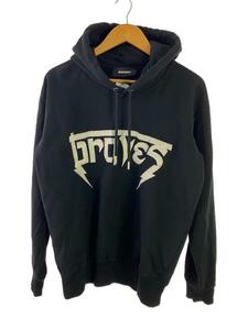 DIESEL◆パーカー/XS/コットン/BLK/BRAVES