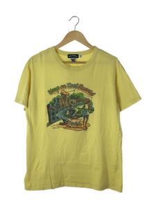 BIG JOHN◆Tシャツ/XL/コットン/YLW/プリント