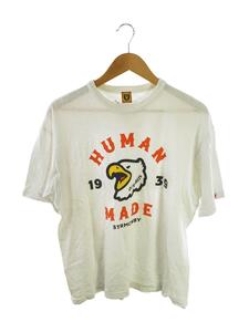 HUMAN MADE◆Tシャツ/XL/コットン/WHT/Graphic T-Shirt/使用感有