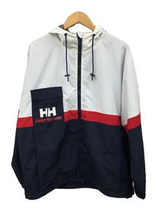 HELLY HANSEN◆ナイロンジャケット/L/ナイロン/WHT/無地/hh12030