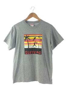 Supreme◆Tシャツ/S/コットン/GRY/無地