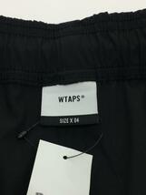 WTAPS◆222TQDT-PTM01/22AW/トラウザー/パンツ/ボトム/4/ポリエステル/BLK/無地_画像4