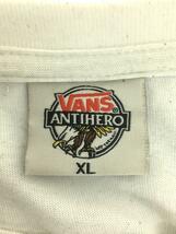 VANS◆VANS×ANTI HERO/SMART TEE II/Tシャツ/XL/コットン/WHT/プリント_画像3