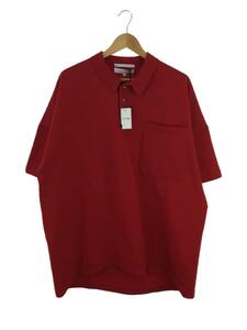 F/CE◆ポロシャツ/L/ポリエステル/RED/無地/ECOPET POLO KNIT