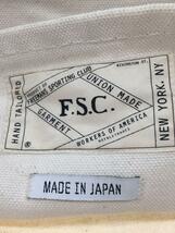 FREEMANS SPORTING CLUB◆フリーマンズスポーティングクラブ/トートバッグ/-/WHT_画像5