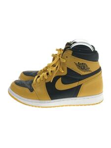 NIKE◆ハイカットスニーカー/28cm/YLW/555088-701/履きジワ有