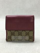 GUCCI◆2つ折り財布/キャンバス/BRD/総柄/レディース/203549_画像2