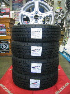 ブリヂストン 国産 スタッドレス タイヤ ブリザック VRX3 175/65R14 175/65-14 ＆ アルミホイール 新品 4本 税込 送料無料 デミオ、ノート