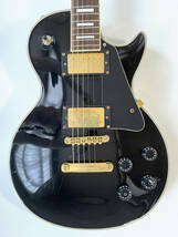 直接引取可 Tony Smith トニースミス エレキギター レスポールタイプ Les Paul Custom Black 中古 現状渡し ケース付き_画像3