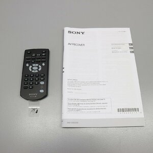 未使用 SONY RM-X170 リモコン 取扱説明書 XAV-AX5000 ナビ用 AVRECEIVER　230809CF0027