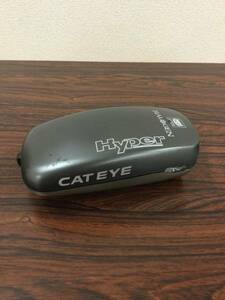 CATEYE ハイパーハロゲンヘッドランプ ジャンク HL-1500 日本製 グレー ブラック ライト キャットアイ 乾電池式 自転車用品 ロードバイク