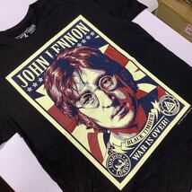 SR13C3. デザインTシャツ XLサイズ　John Lennon ① ジョンレノン　ビートルズ_画像3