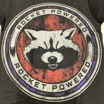 SR12S1. デザインTシャツ　Sサイズ　Guardians of the Galaxy 12 ガーディアンズオブギャラクシー　ROCKET ロケット　半袖Tシャツ_画像2