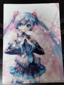 ボーカロイド　初音ミク　クリアファイル