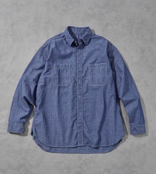 BAMBOO SHOOTS L/S CHAMBRAY SHIRT シャンブレー シャンブレーシャツ 長袖