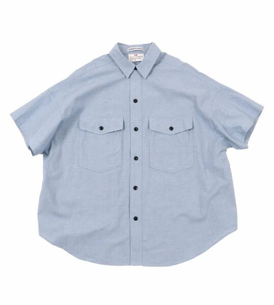 バンブーシュート×VOTE／BIG SHORT SLEEVE CHAMBRAY SHIRTビッグショートスリーブシャンブレーシャツ