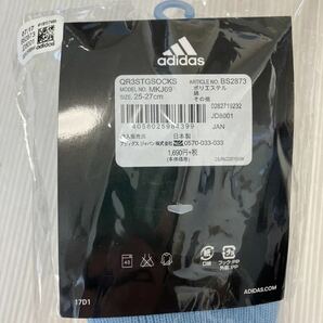 送料無料 新品 日本製 adidas 3ストライプ ゲームソックス 25〜27の画像5