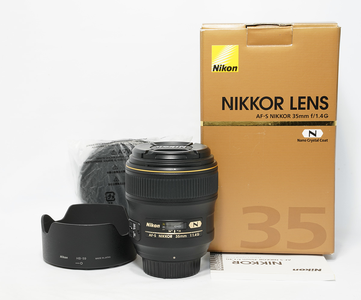 ニコン AF-S NIKKOR 35mm f/1.4G オークション比較 - 価格.com