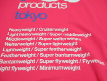 rsc products　TOKYO　ピンク　蛍光　Tシャツ　Mサイズ　ロゴ　格闘技　ボクシング_画像2