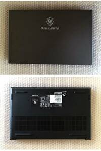 ゲーミングPC「GALLERIA UL7C-AA3」Core i7-12700H（14コア20スレ）GPU-Intel Arc A550M（V-MEM8GB）SSD512GB