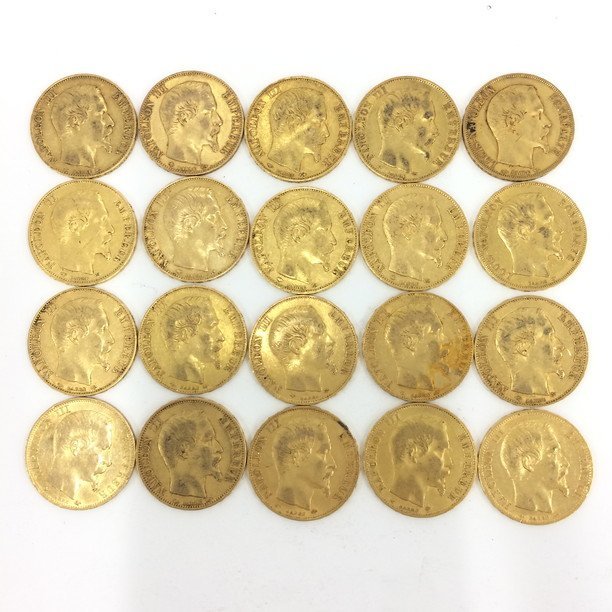 ヤフオク!  ナポレオンフラン金貨の落札相場・落札価格