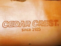 即決★CEDAR CREST★25.5cm レザーエンジニアブーツ セダークレスト メンズ 茶 ブラウン ライダースブーツ 本革 スチールトゥ 本皮 ロック_画像6