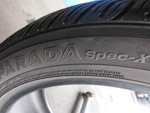 P2236　送料無料! 1本のみ! バリ溝 245/45R20 ヨコハマ PARADA Spec-X 夏タイヤ 245/45/20 245/45-20 エアーチェック済！_画像8