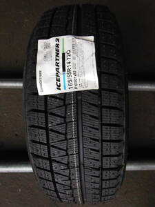 NP1440　送料無料! 新品 1本のみ! 165/55R14 ブリヂストン スタッドレス BS ICEPARTNER2 165/55/14 165/55-14