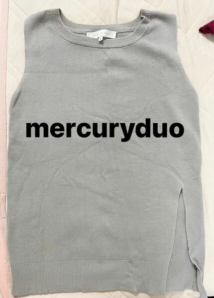 マーキュリーデュオ　mercuryduo ノースリーブカットソー