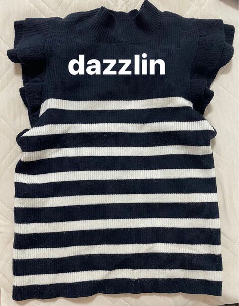 ダズリン　ボーダーニットトップス　dazzlin