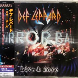 2CD+DVD！ DEF LEPPARD /デフ・レパード/ MIRROR BALL - LIVE & MORE