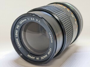 ★訳あり光学極上品★ CANON キヤノン FD 135mm F3.5 S.C. #5#r#A0570