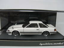 イグニッションモデル 1/43 Toyota Soarer 2800GT Z10 White トヨタ ソアラ ホワイト ハヤシストリート ホイール IG1391_画像2