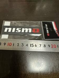 新品未使用 NISMO メタルエンブレムステッカー ブラック 