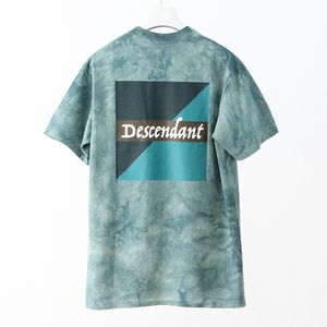 国内正規品 新品 18ss DESCENDANT MAHI MAHI / TIE DYE SS GREEN サイズ2 タグ付き ディセンダント タイダイ Tシャツ 緑