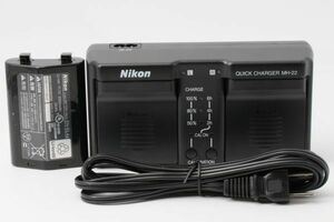 Nikon QUICK CHARGER MH-22 + EN-EL 4a セット #740/038/21