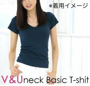 クラシカルエルフ　シンプル VネックTシャツ 