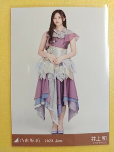 乃木坂46 井上和 生写真 2023.June 11thBDライブ衣装 ヒキ