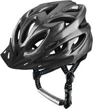超軽量 自転車 ヘルメット 54-61cm 男女兼用 SGS/CE認証済 高通気性 サイクリングヘルメット サイズ調整可能 ロードバイクヘルメット_画像1