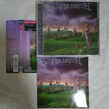 94年盤★国内盤★帯付★ステッカー★メガデス★ユースアネイジア★MEGADETH★YOUTHANASIA #TOCP-8397_画像1