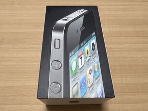 ★iPhone4 箱　電源アダプタ　イヤホン　ステッカー付★