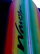 ■大阪市手渡し可能■244cm x 58cm ロングボード サーフボード WAVESTORM 8ft 8フィート SURFBOARD フィン ウェーブストーム 波 サーフィン_画像3