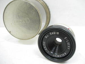 FUJIMOTO フジモト E-LUCKY 4 ELEMENT カメラ用 レンズ 引き伸ばしレンズ 50mm 黒 ブラック